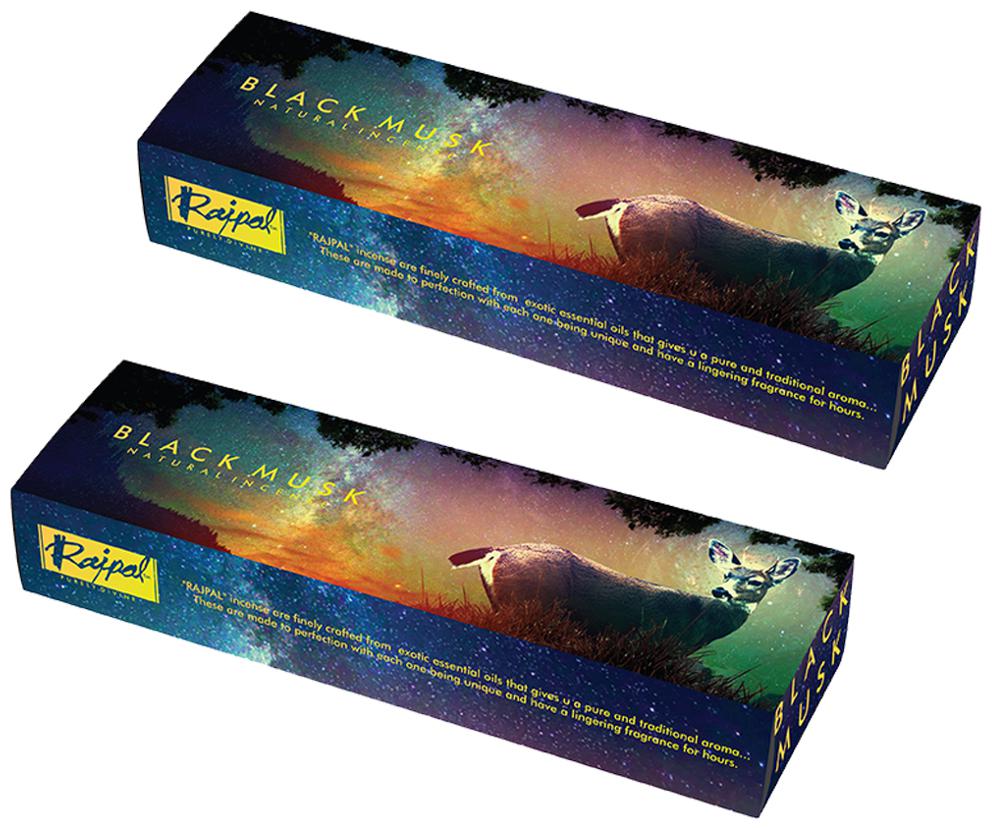 

Rajpal Black Musk Black Perfumed Fragrance Natural Incense Stick (250Gram)
