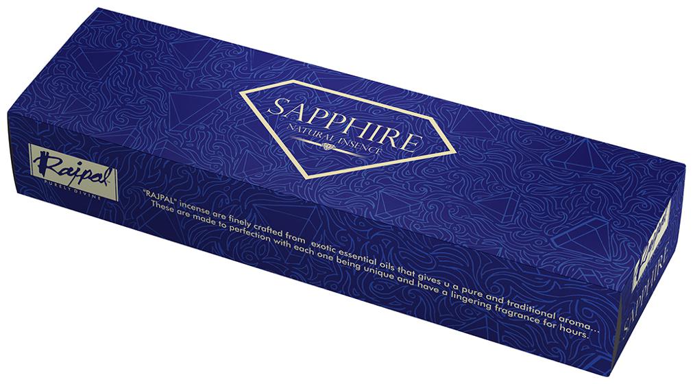 

Rajpal Sapphire Brown Premium Hand Rolled Fragrance Natural Incense Stick (250Gram)