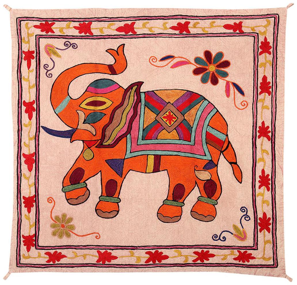 

Rajrang Best Wall Hanging Tapestry For Home D cor Hanging Tapestry Wall With Embroidery Design Elephant Decorative Tapestries