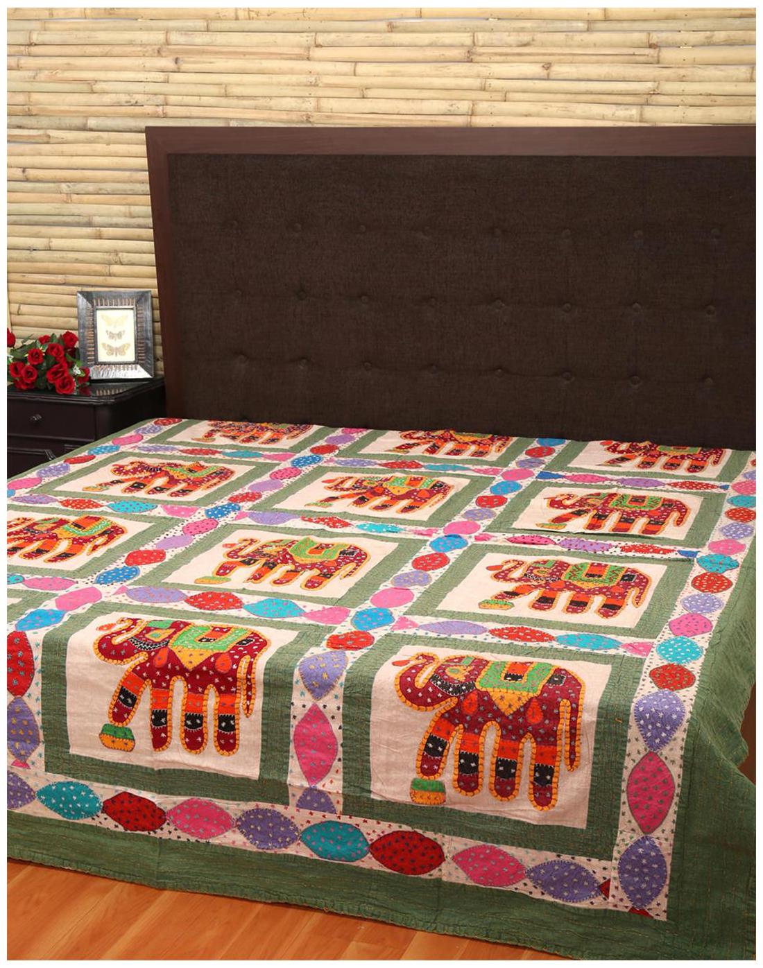 

Rajrang Cotton Printed Double Size Bedsheet 104 TC ( 1 Bedsheet With 2 Pillow Covers Multi )