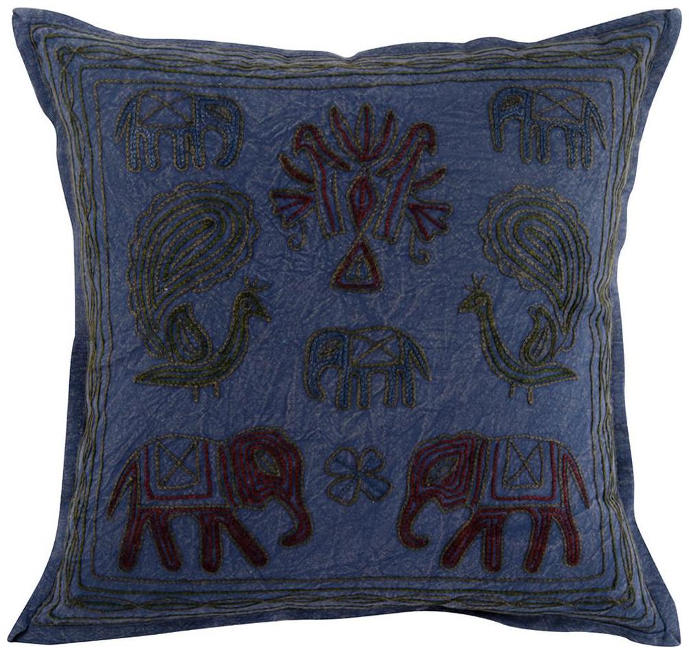 

Rajrang Printed Cotton Blue Cushion Cover ( Regular Pack of 1 )
