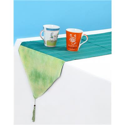 

Rajrang Emerald Green Tie Dye Cotton Tie Dye Table Runner