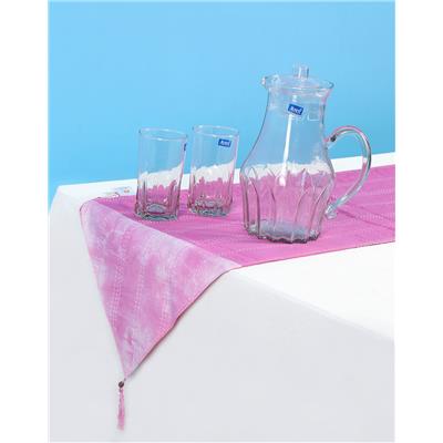 

Rajrang Fuchsia Tie Dye Cotton Tie Dye Table Runner