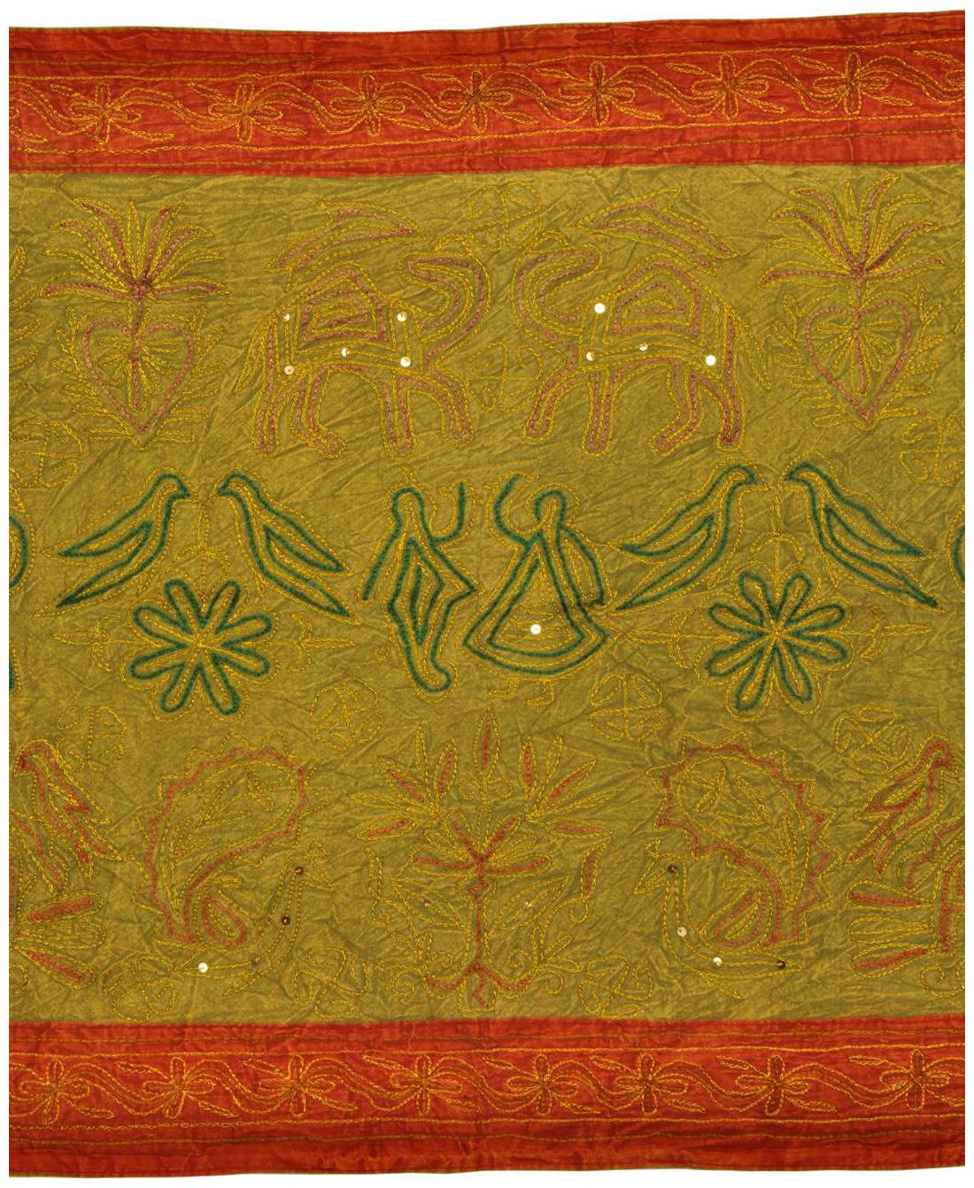 

Rajrang Handmade Wall Hanging Tapestry Rods Designer Work Embroidery On Cloth Wall Hanging Tapestry Home Decorations Tapestries