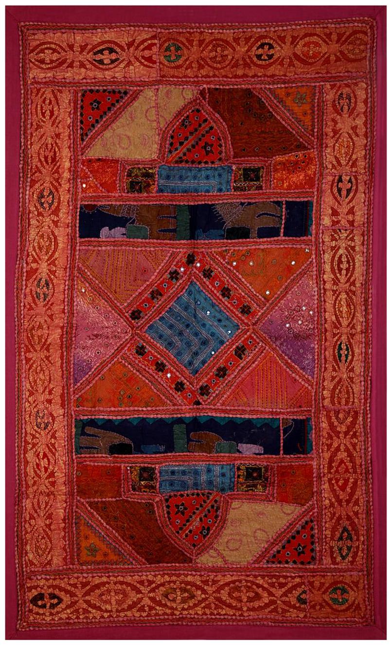 

Rajrang Indian Tapestry Best Wall Hanging Decorative Tapestry Home Designer Embroidery Tapestry Fabric Cotton Antique Tapestry