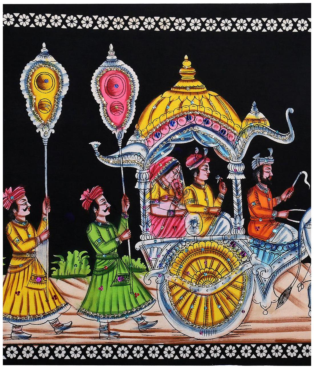 

Rajrang Indian Tapestry Best Wall Hanging Decorative Tapestry Home Designer Embroidery Tapestry Fabric Cotton Antique Tapestry