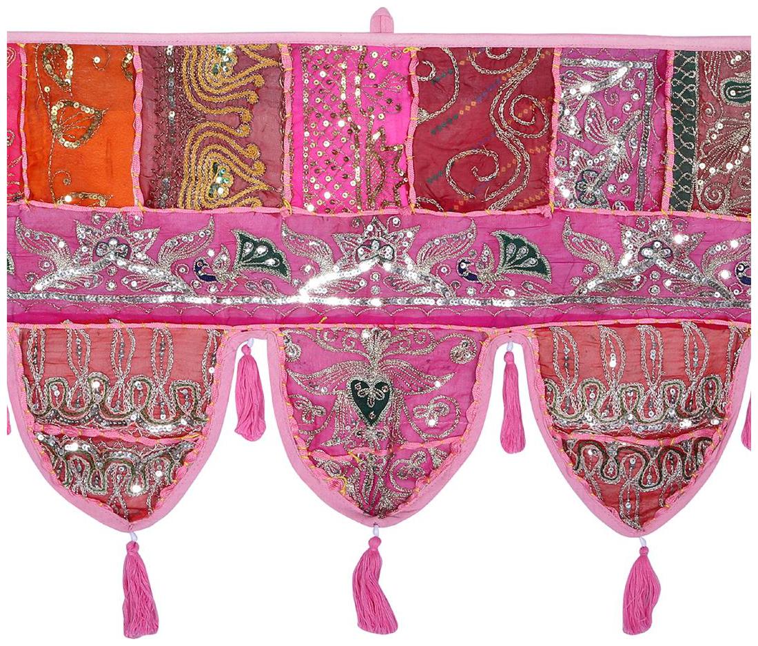 

Rajrang Multi Color Home Decor Toran Cotton Fabric Hanging Door Torans