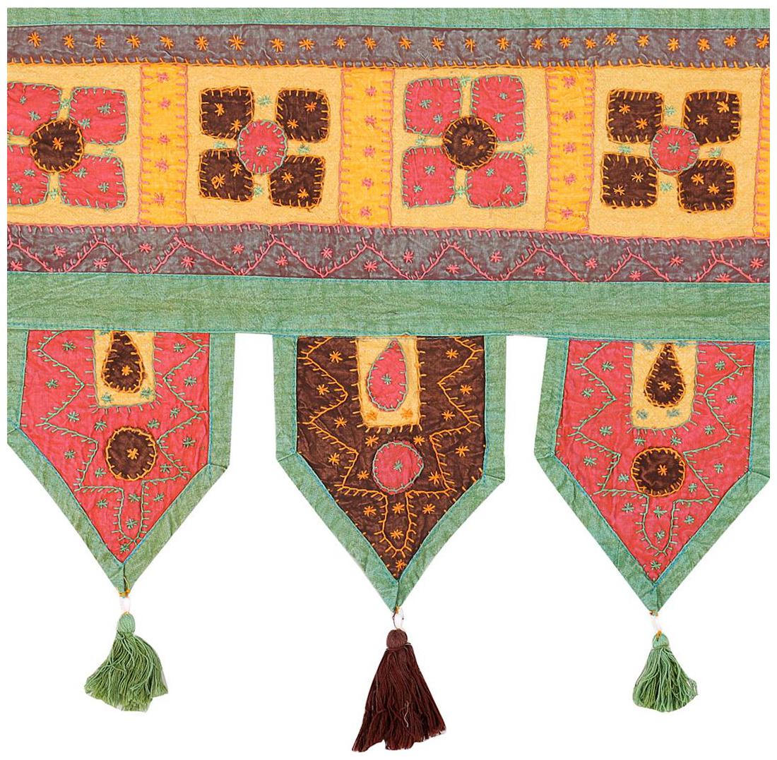 

Rajrang Multi Color Home Decor Toran Cotton Fabric Hanging Door Torans