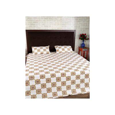 

Rajrang Cotton Printed Double Size Bedsheet 104 TC ( 1 Bedsheet With 2 Pillow Covers Multi )