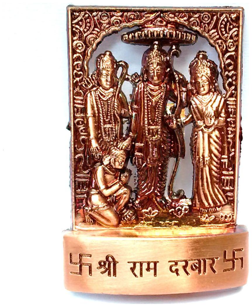 

RAM DARBAR IDOL COPPER PLATED IDOL MURTI