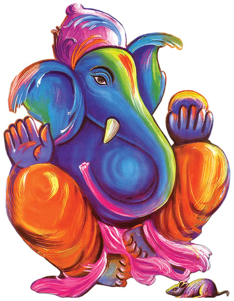

Rangoli Glossy Decorative Wall Stickers