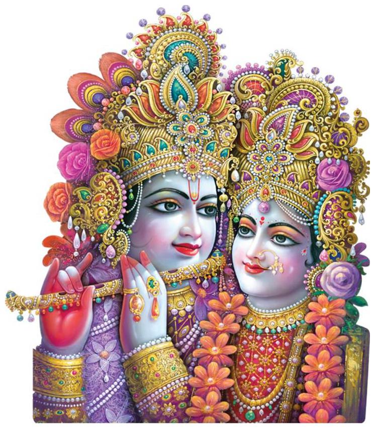 

Rangoli God And God S Wall Sticker Bansuri Wale Krishna Radha Modern