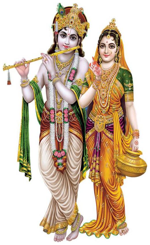 

Rangoli God And God S Wall Sticker Radha With Krishan Modern