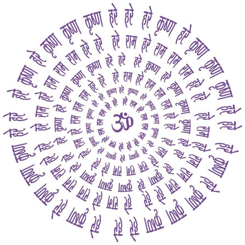 

Rangoli God And God S Wall Sticker Hare Krishna Hare Rama Modern