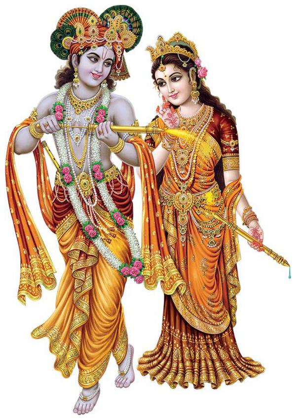 

Rangoli God And God S Medium Radhakrishna Modern Art Sticker (Set Of 1)