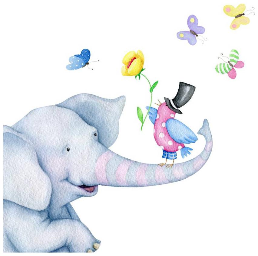 

Rangoli God And God S Medium Modern Art Elephant Sticker (Set Of 1)
