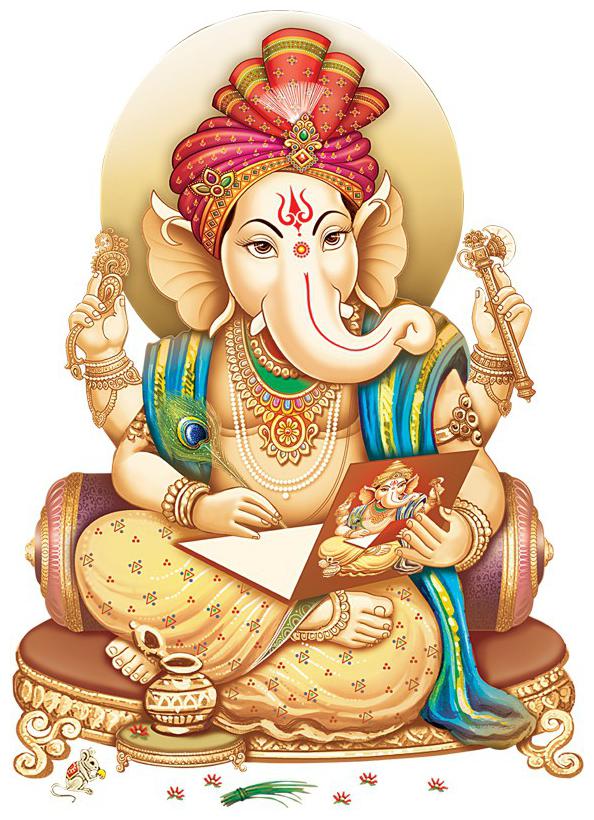 

Rangoli Large Waterproof Wall Sticker -Set of 1