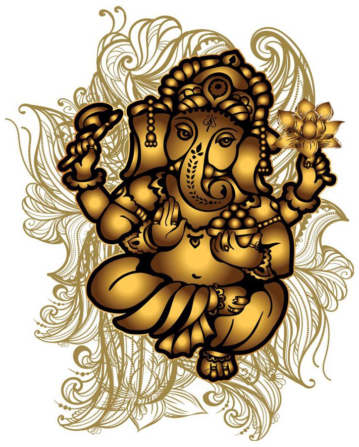

Rangoli Large Waterproof Wall Sticker -Set of 1