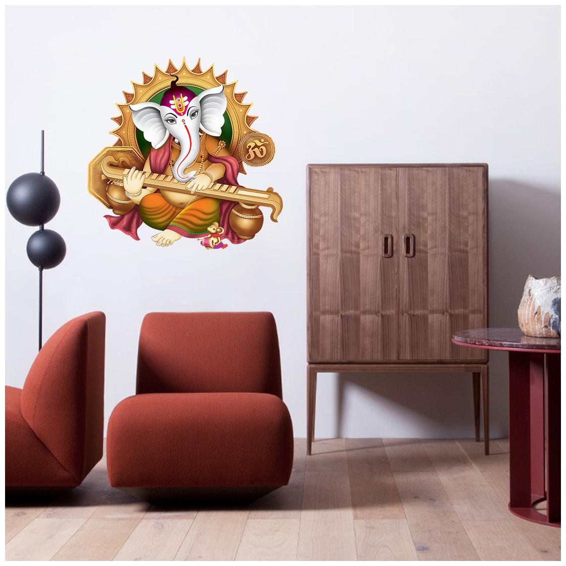 

Rangoli Large Waterproof Wall Sticker -Set of 1
