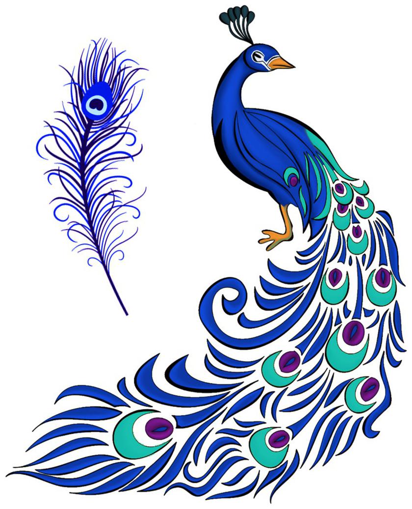 

Rangoli Large Waterproof Wall Sticker -Set of 1