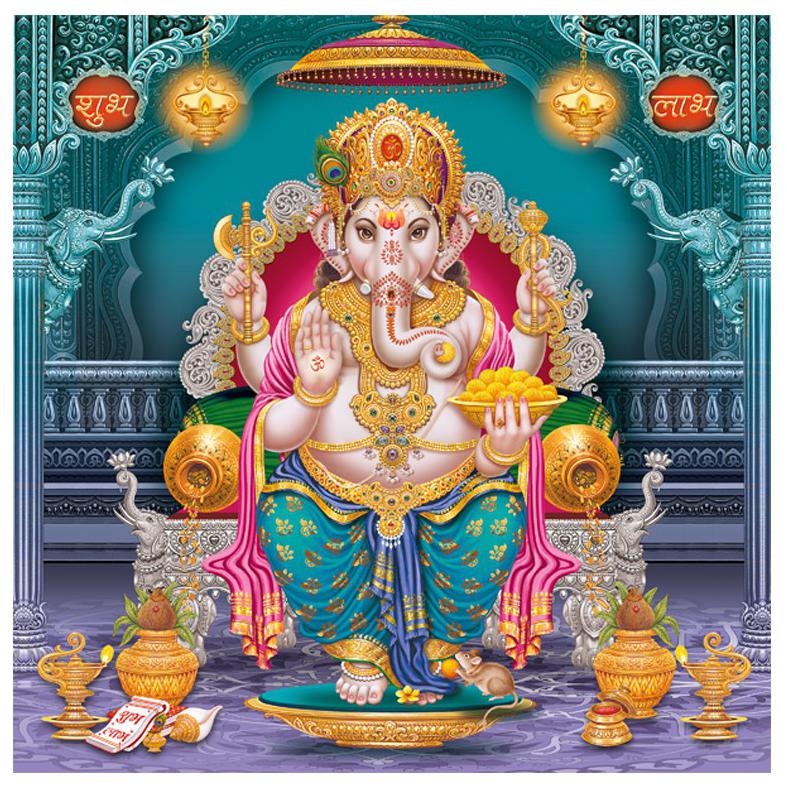 

Rangoli Large Waterproof Wall Sticker -Set of 1