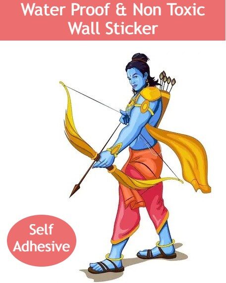 

Rangoli Large Waterproof Wall Sticker -Set of 1