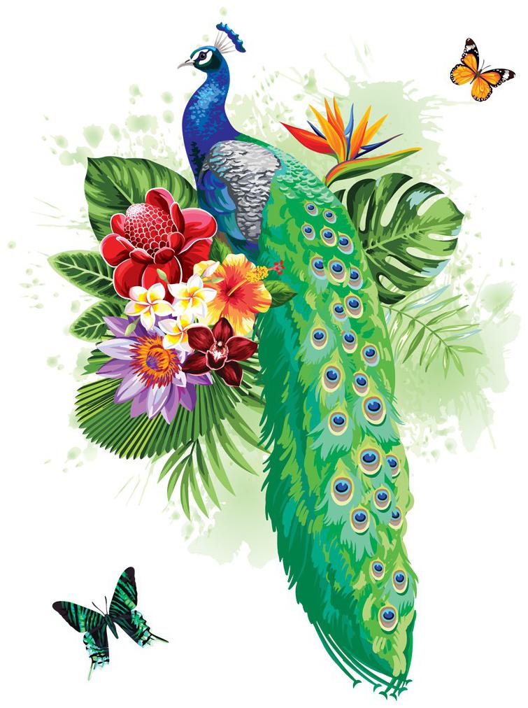 

Rangoli Large Waterproof Wall Sticker -Set of 1