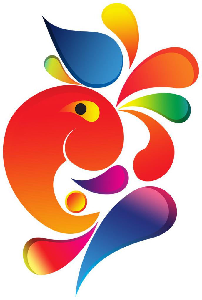 

Rangoli Large Waterproof Wall Sticker -Set of 1