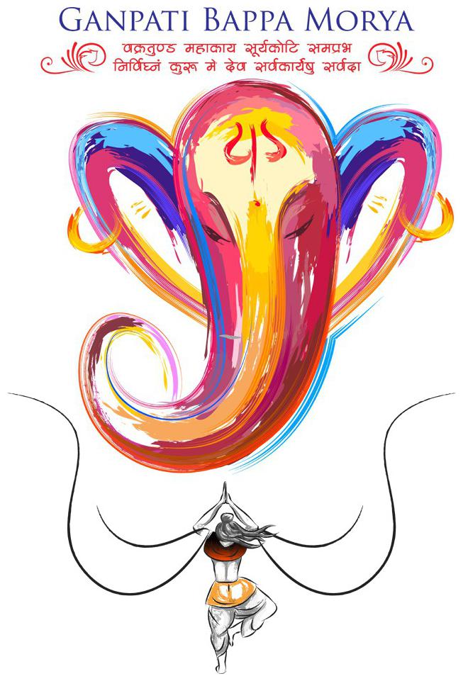 

Rangoli Large Waterproof Wall Sticker -Set of 1