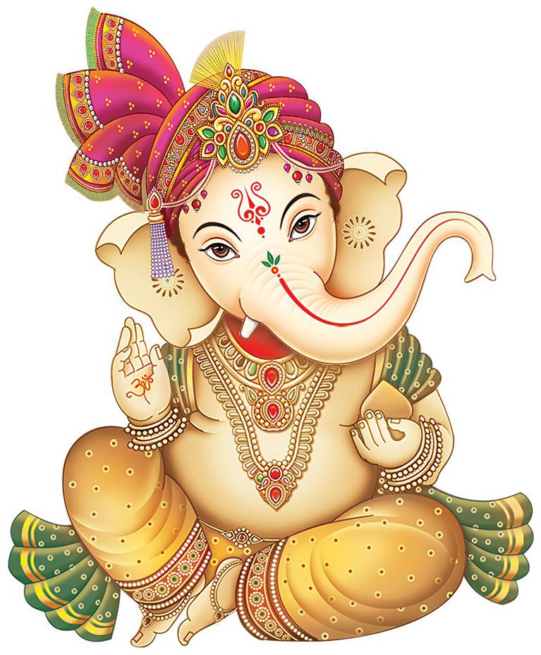 

Rangoli Large Waterproof Wall Sticker -Set of 1
