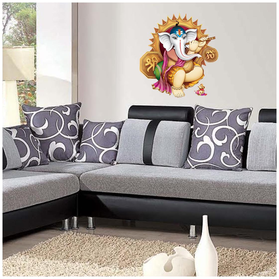 

Rangoli Large Waterproof Wall Sticker -Set of 1