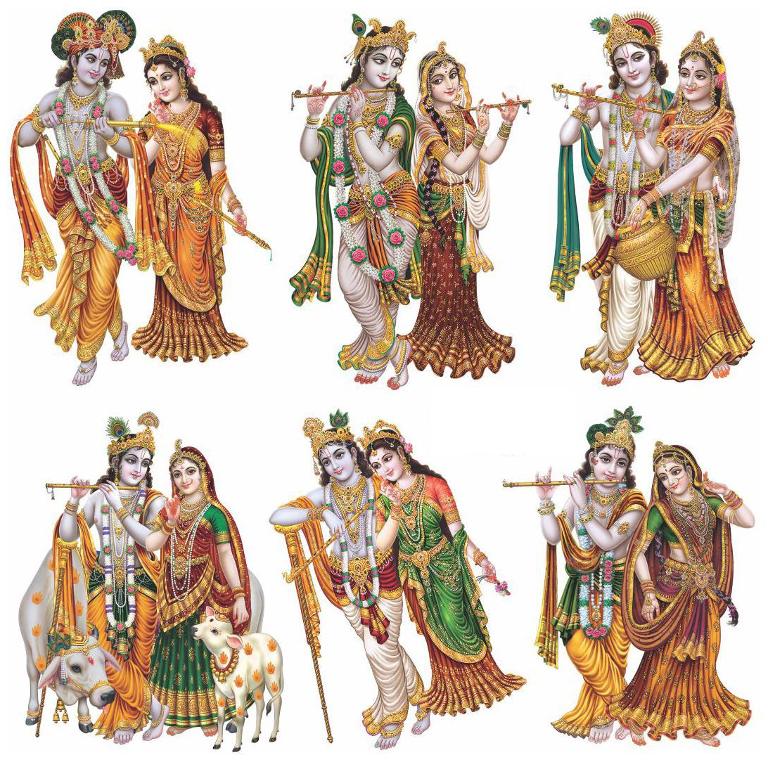 

Rangoli Large Waterproof Wall Sticker -Set of 1