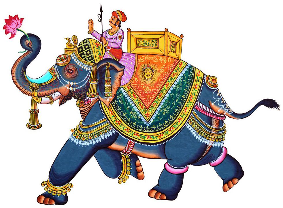 

Rangoli Large Waterproof Wall Sticker -Set of 1