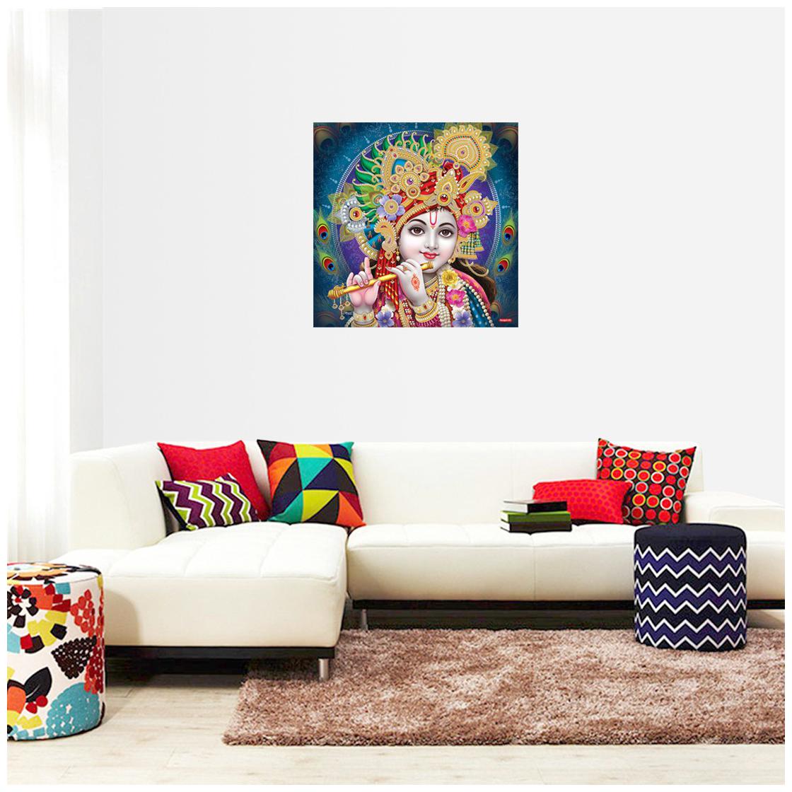 

Rangoli Large Waterproof Wall Sticker -Set of 1