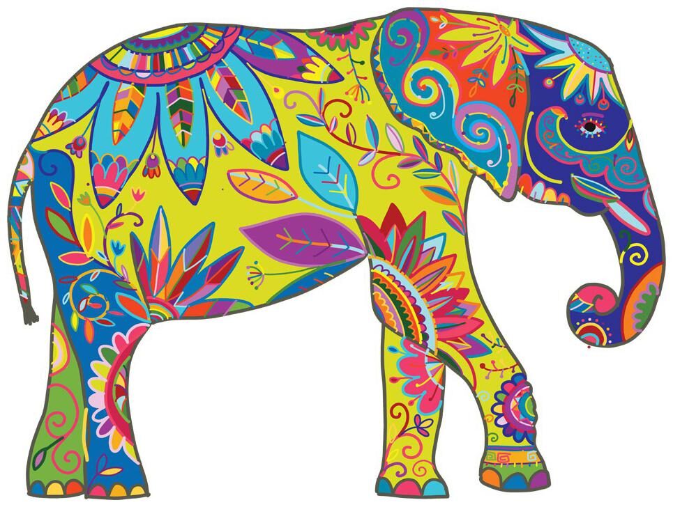 

Rangoli Large Waterproof Wall Sticker -Set of 1
