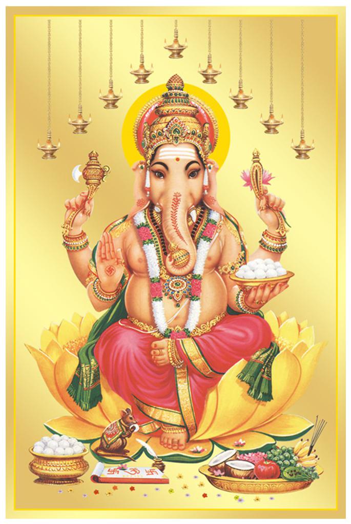 

Rangoli Large Waterproof Wall Sticker -Set of 1