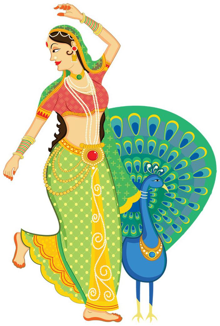 

Rangoli Large Waterproof Wall Sticker -Set of 1