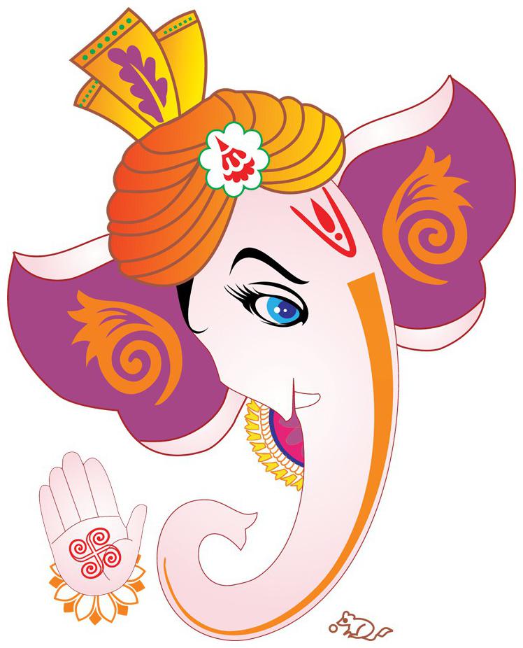 

Rangoli Large Waterproof Wall Sticker -Set of 1