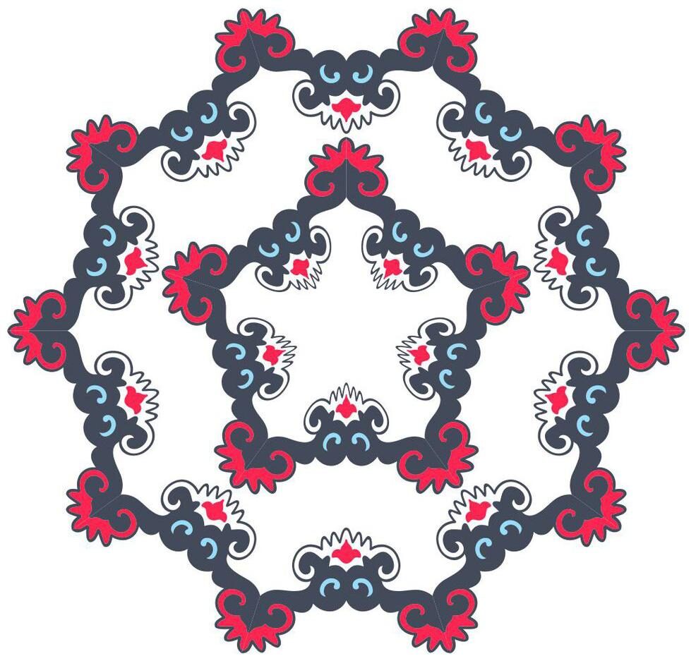 

Rangoli Sticker (Dotted Rangoli Surface Covering Area 60 96 cm (24 inch) x 60 96 cm (24 inch))