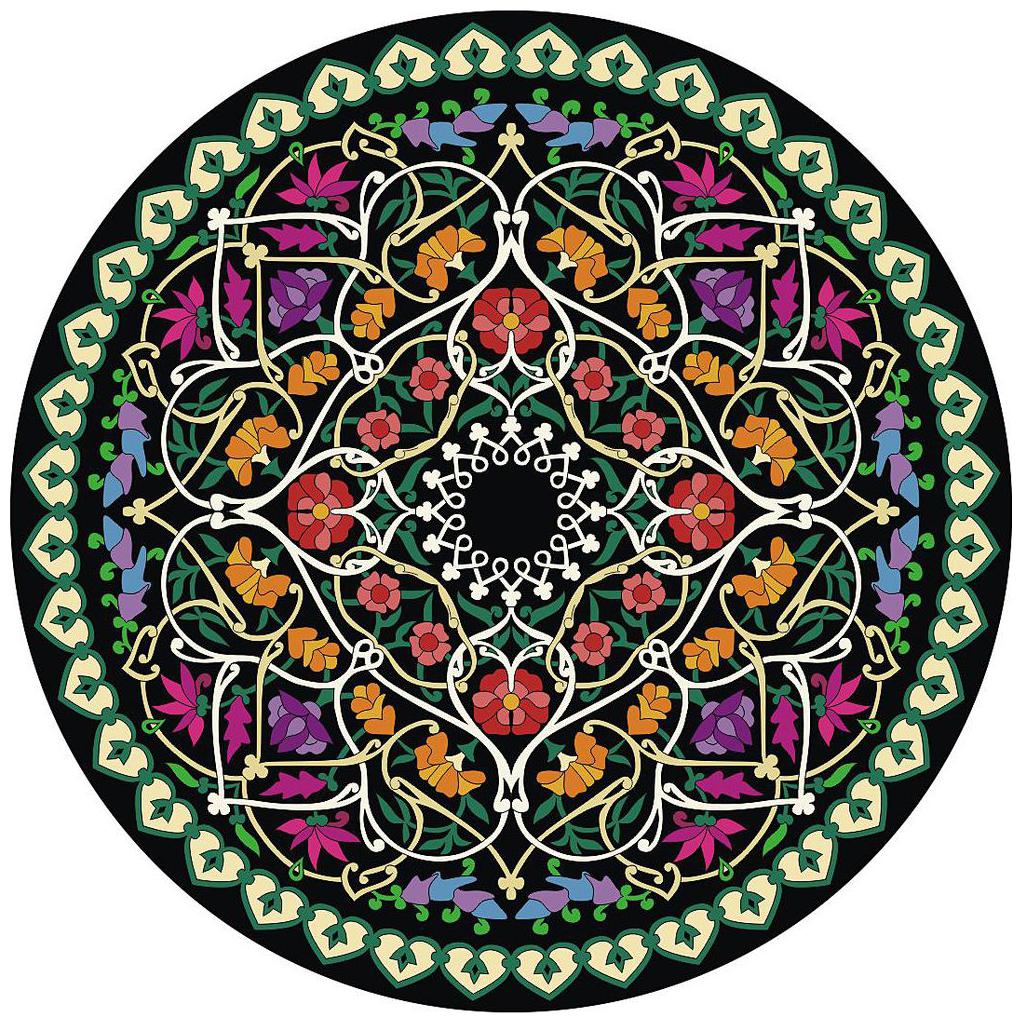 

Rangoli Sticker (colorfull rangoli Surface Covering Area 60 96 cm (24 inch) x 60 96 cm (24 inch))