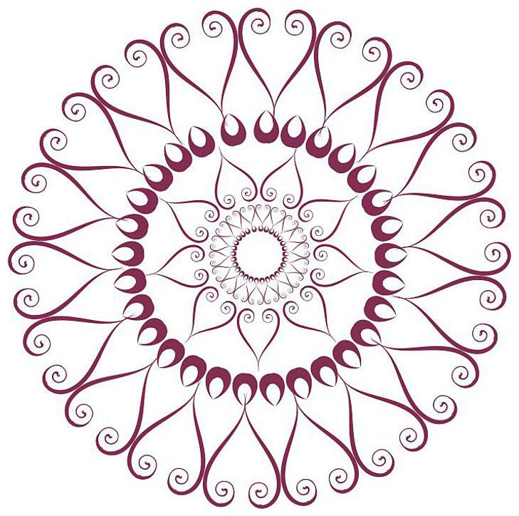 

Rangoli Sticker (Durga Puja rangoli Surface Covering Area 30 48 cm (12 inch) x 30 48 cm (12 inch))