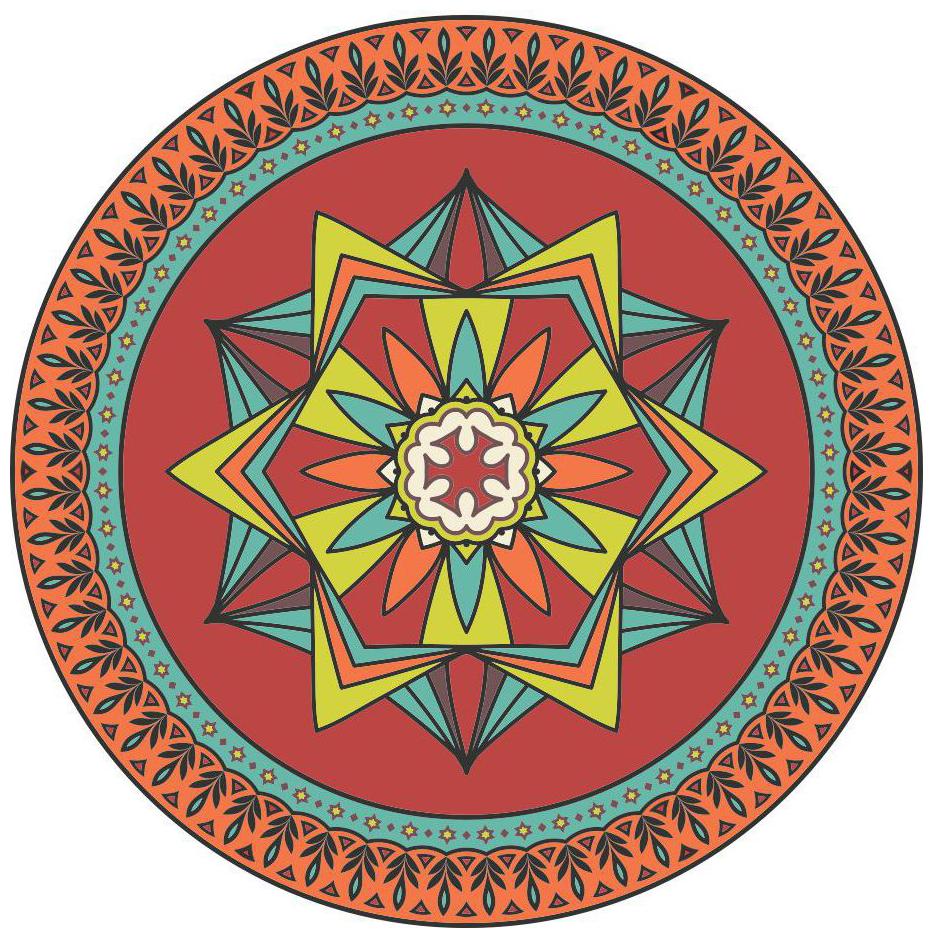 

Rangoli Sticker (colors Rangoli Surface Covering Area 30 48 cm (12 inch) x 30 48 cm (12 inch))