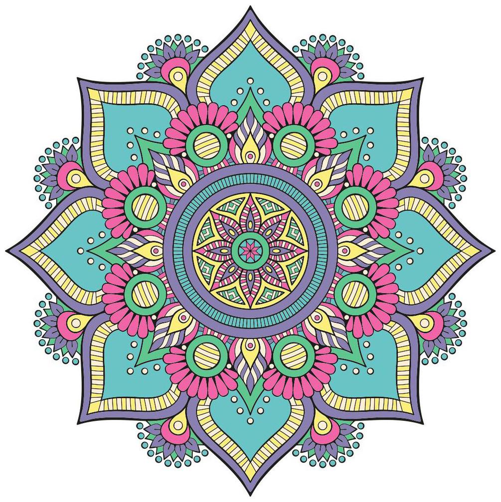 

Rangoli Sticker (decorative Rangoli Surface Covering Area 30 48 cm (12 inch) x 30 48 cm (12 inch))