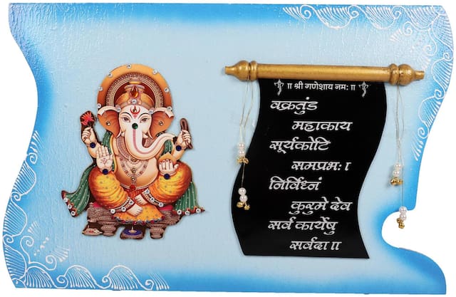 Ratash Wood Printed Multi Idol ( Set of 1 )