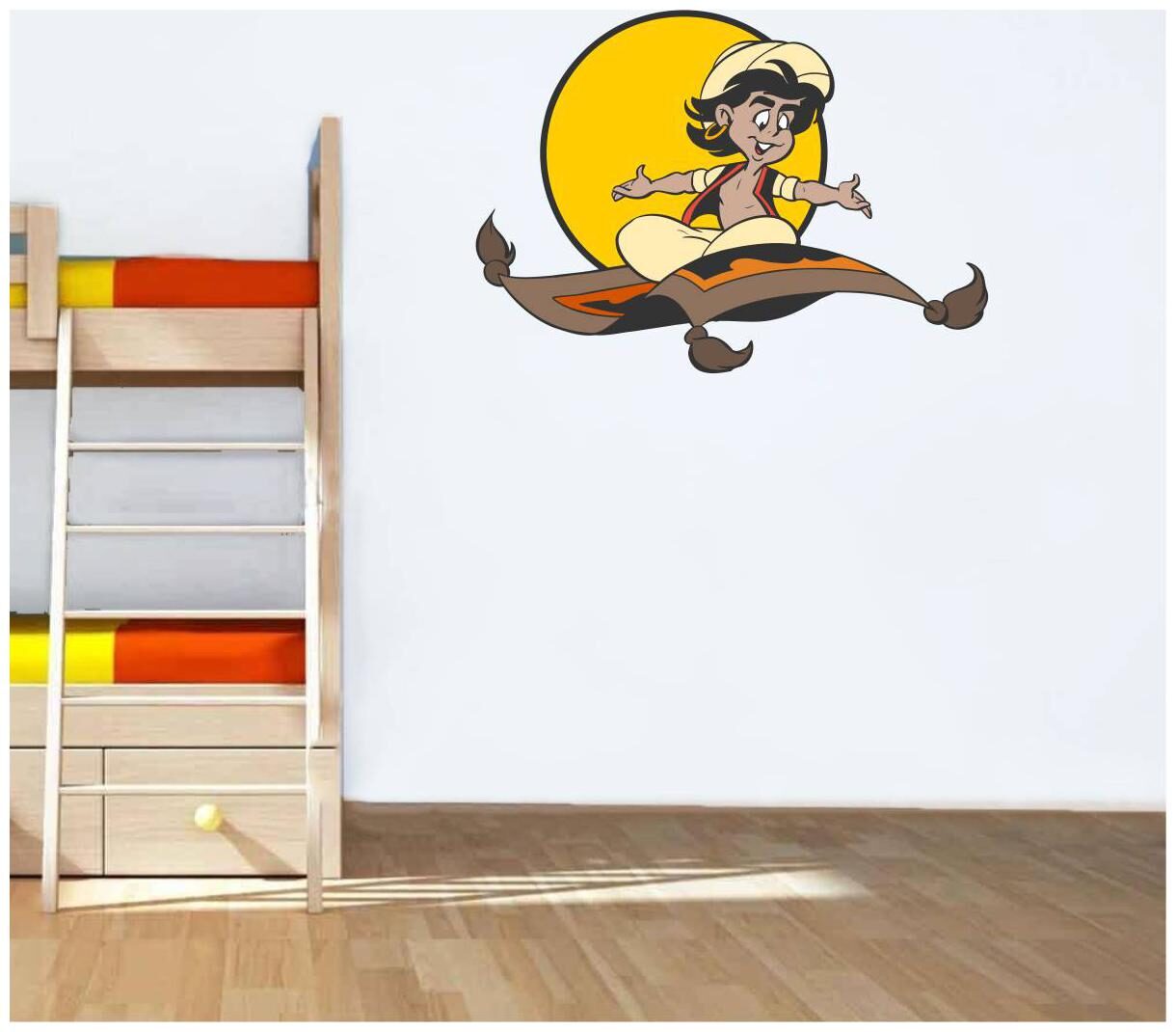 

Rawpockets Wall Stickers Alladdin and Magic Carpet