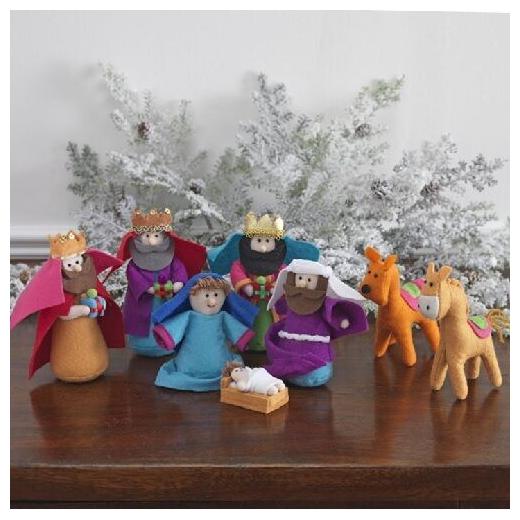

RAZ Imports Holiday 6 Fabric Nativity Figurines Set 3129437