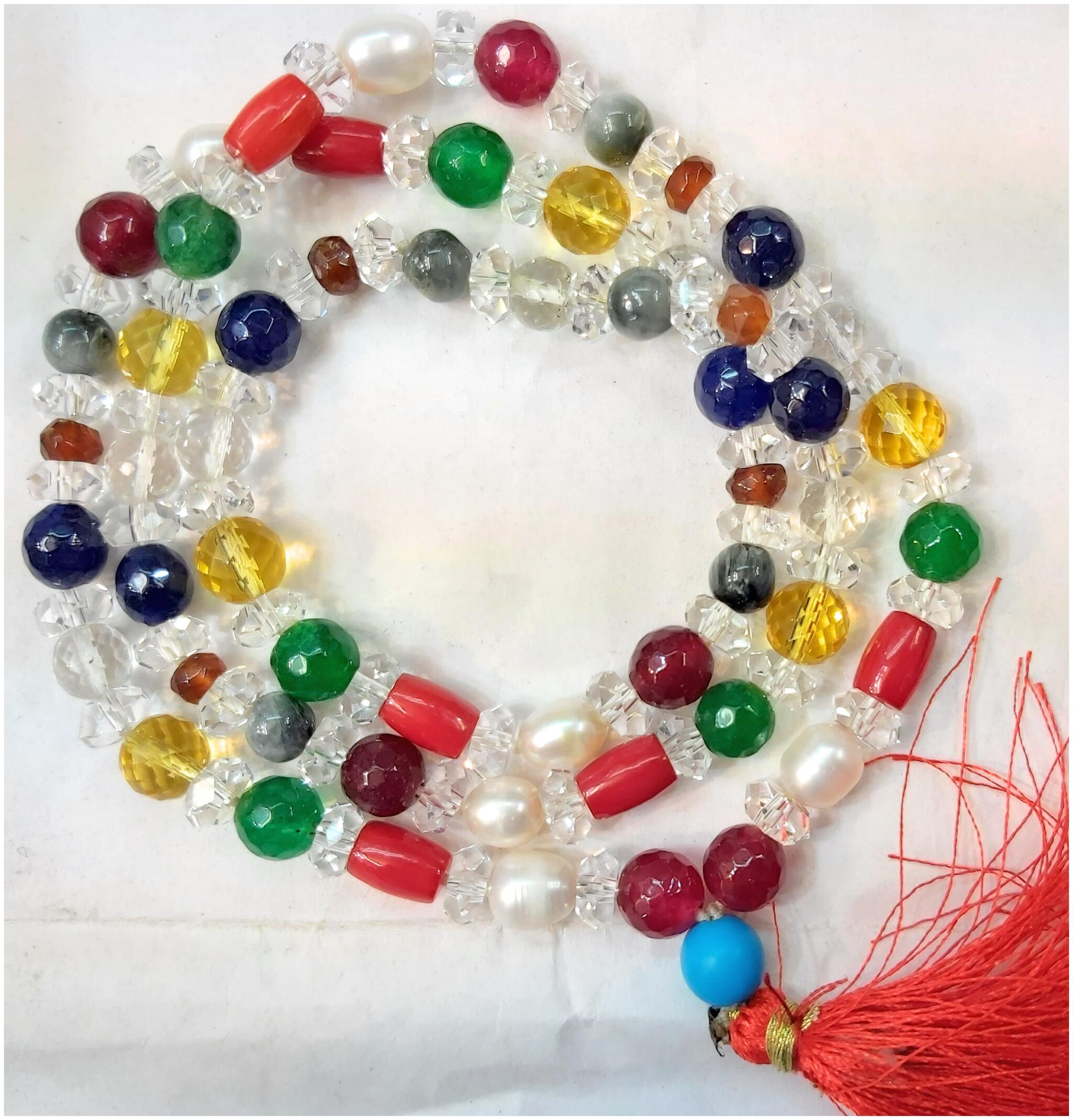 

REAL NAVRATNA MALA 108 BEADS