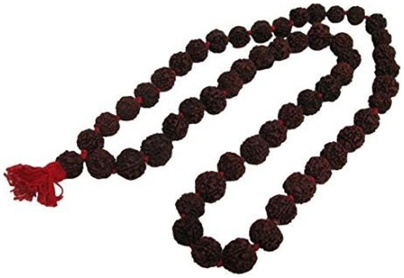 

Rebuyer 5 Mukhi Rudraksha Mala 6mm 108 1 Beads