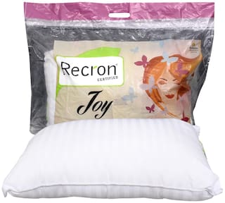 Recron Certified Joy Pillow; Size - 60 CM (16 Inch) x 40 CM (24 Inch) Pack of 1