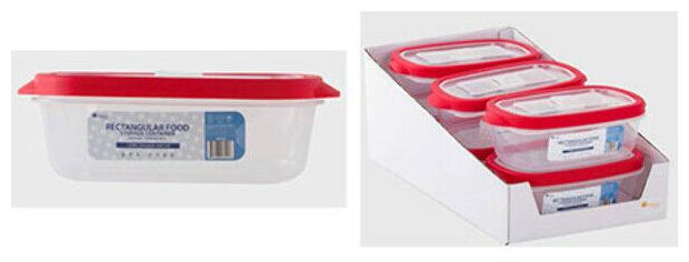 

Rectangle Food Storage Container - 710mL - CASE OF 24